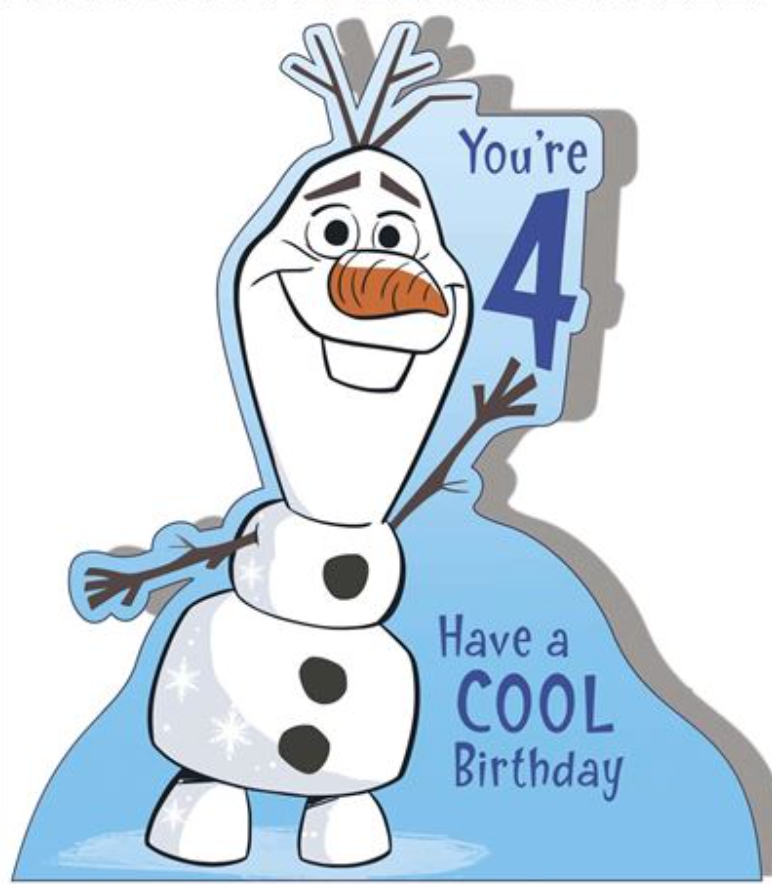 Age 4 You're 4! have a Cool Birthday!