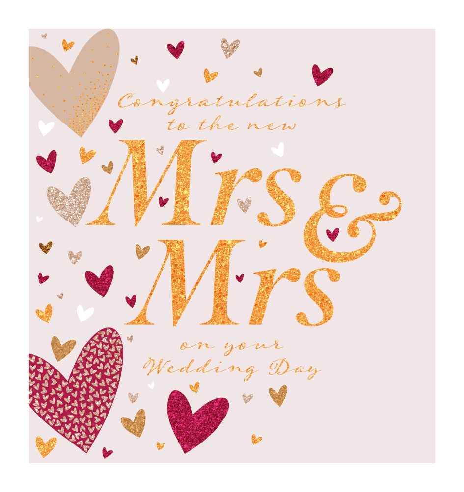 Mrs & Mrs On your Wedding Day