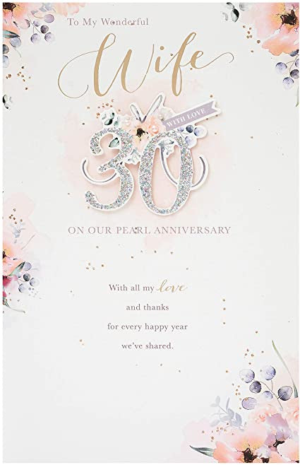 30th Anniversary to my Wonderful Wife