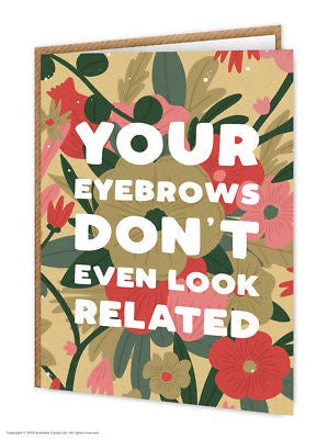 Your Eyebrows don’t even look Related