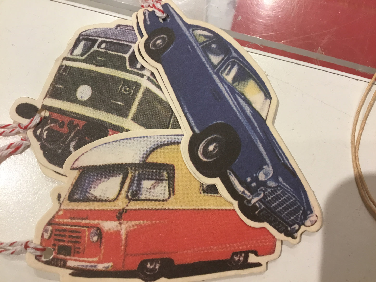 Gift Tag Car/Train/VW