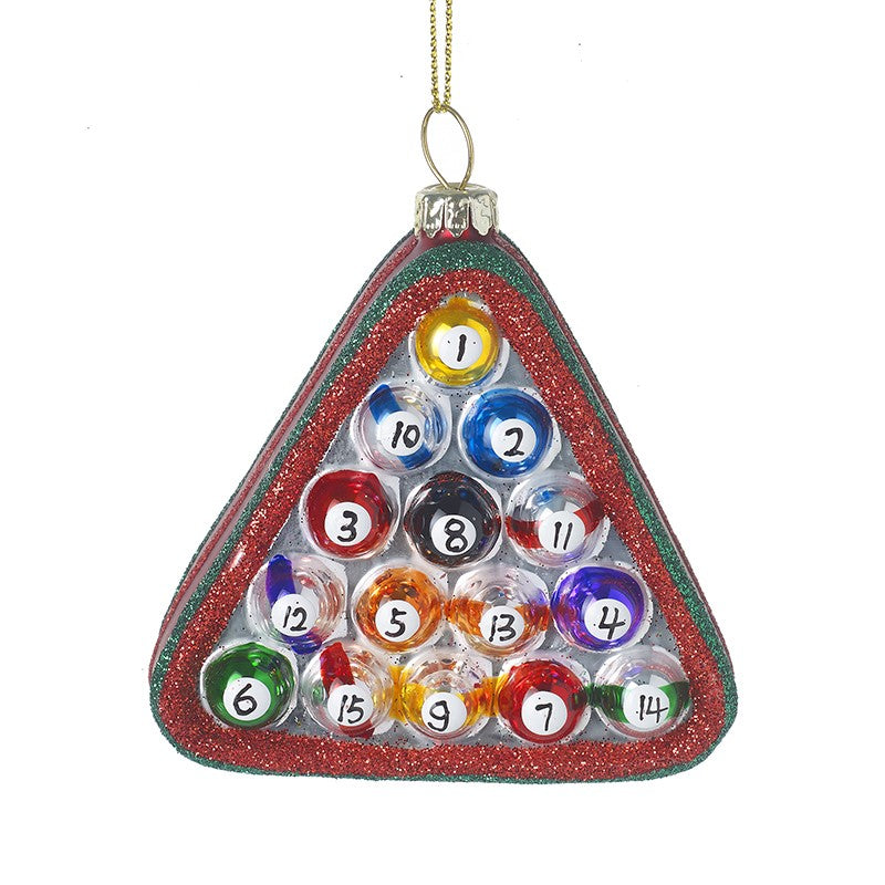 Glass Hanging Pool Balls