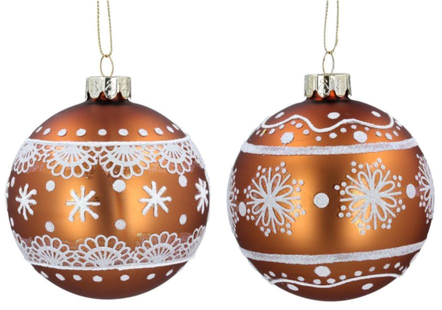 Glass Dec 8cm - Clear Glass Gingerbread House/Snow