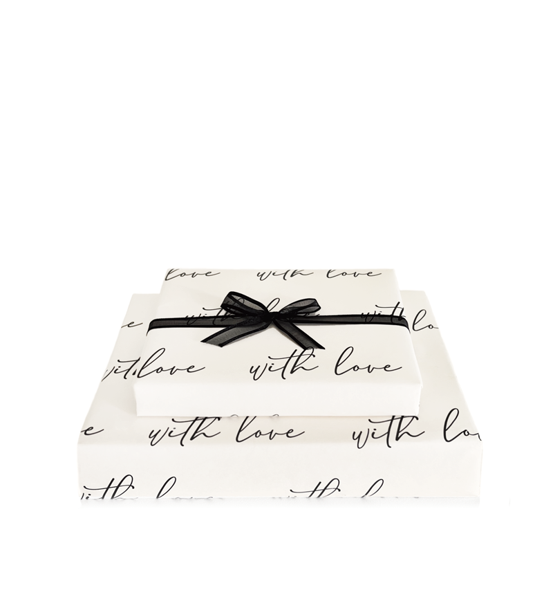 Flat Wrap Wrapping Paper With love