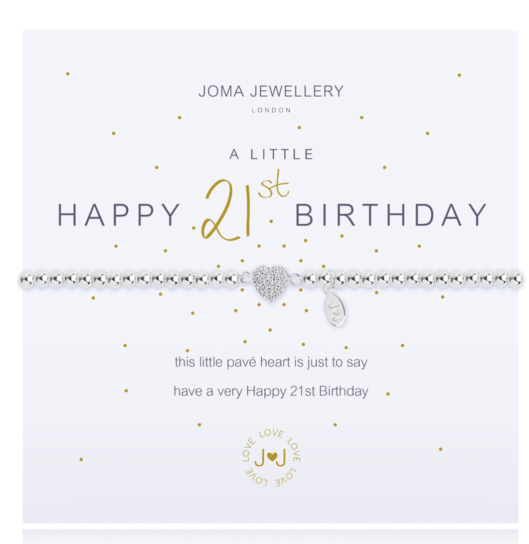 Age 21 - A little Happy 21st Birthday - Bracelet
