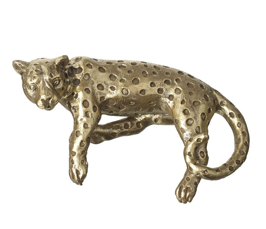 Leopard Pot hanger Gold