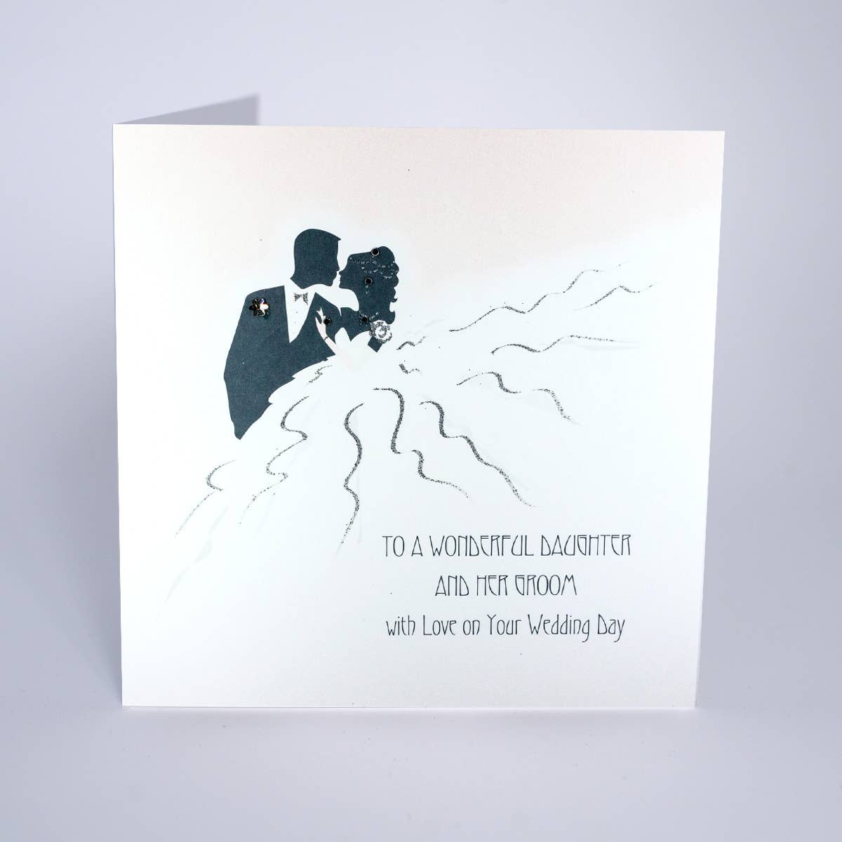 To a Wonderful Daughter & Her Groom With Love