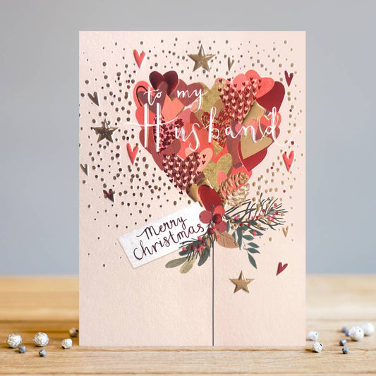 Husband Love  Christmas Card