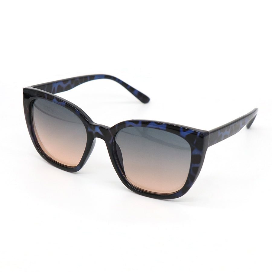 DEEP BLUE RECYCLED SUNGLASSES