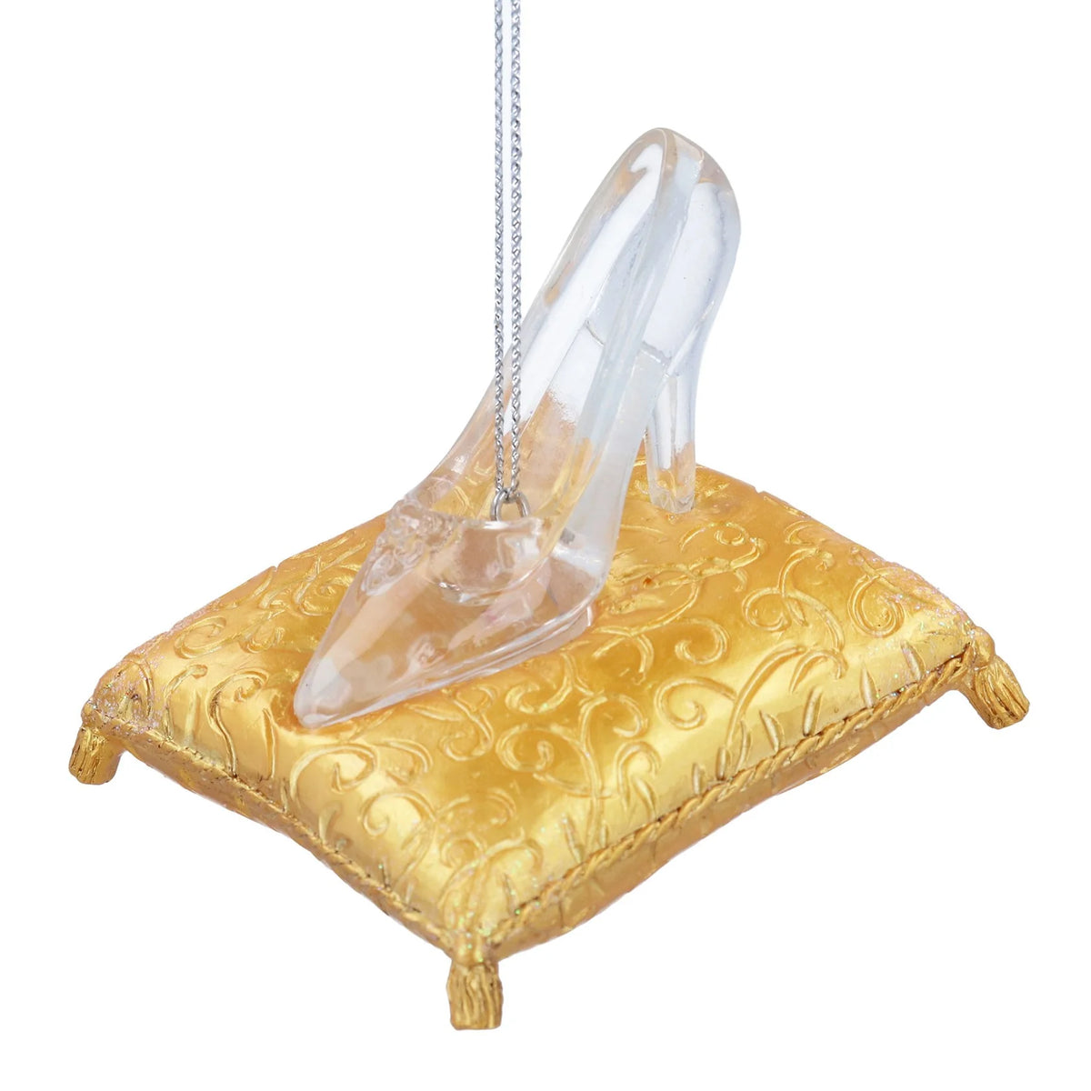 Resin slipper on cushion