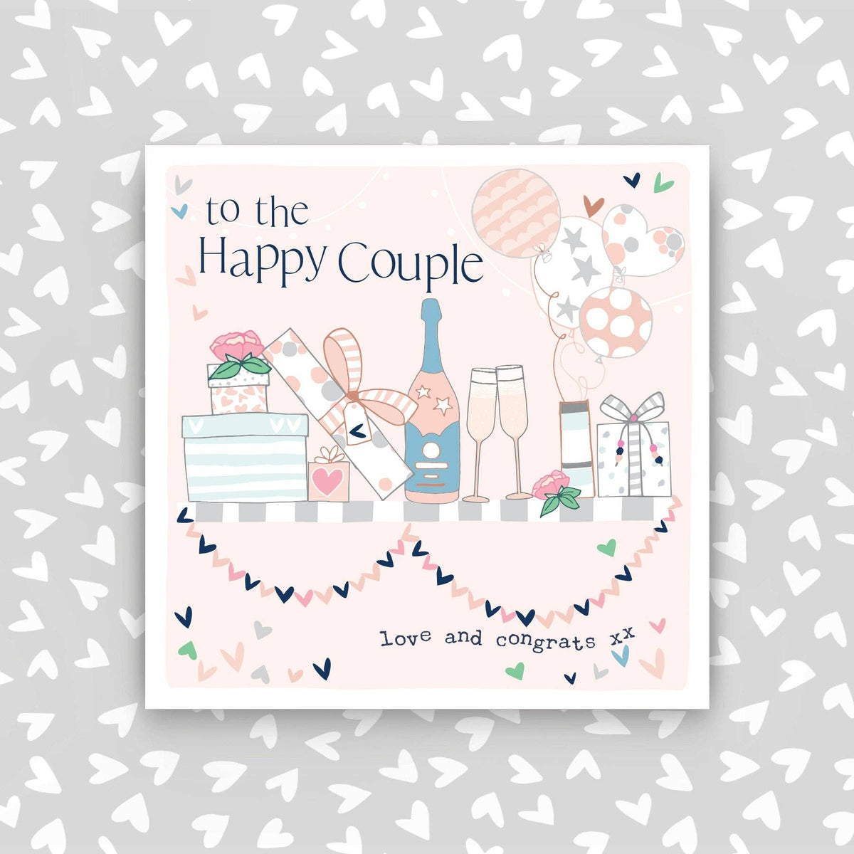 To the Happy Couple Wedding Greeting Card
