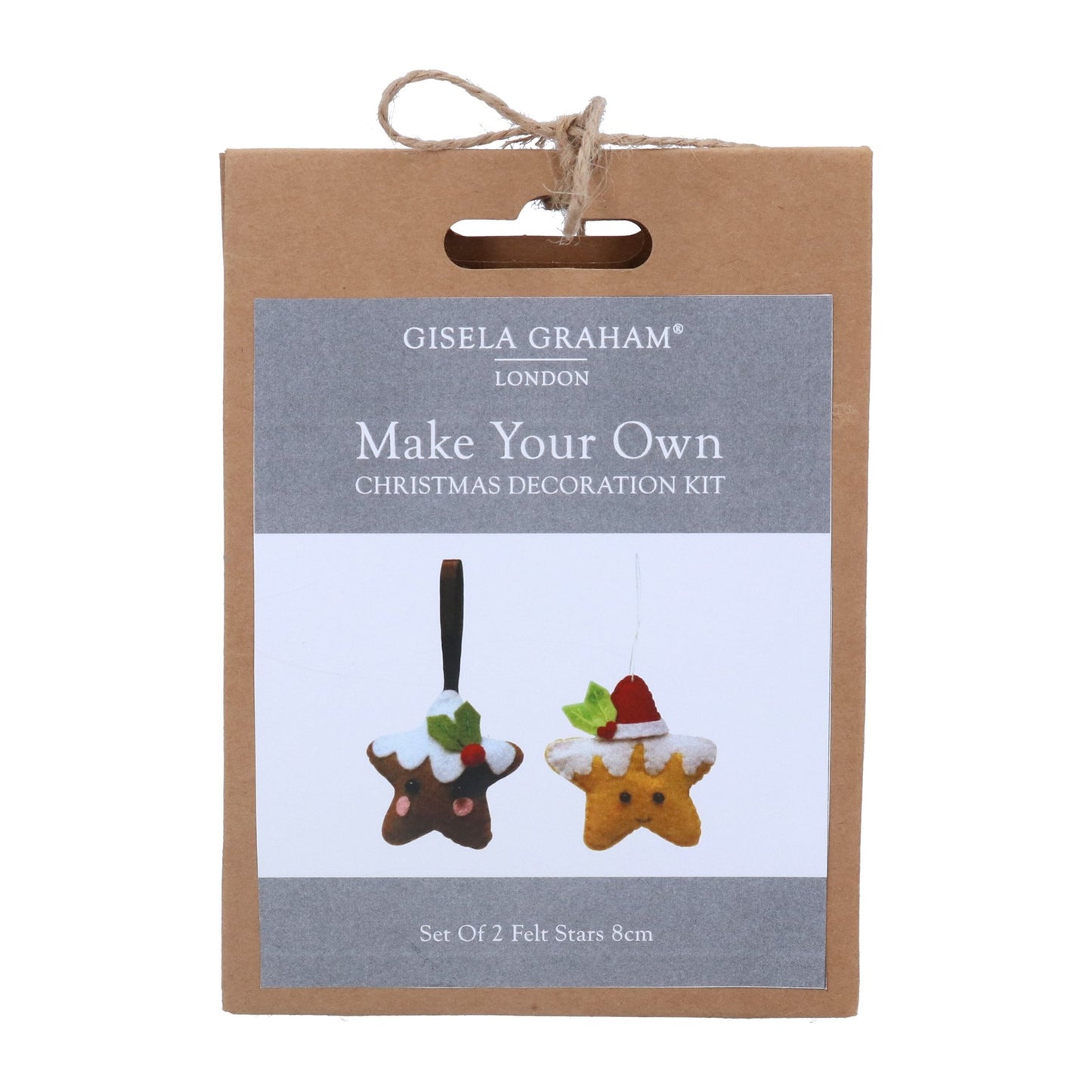 Make Your Own Santa & Pudding Star Felt Kit