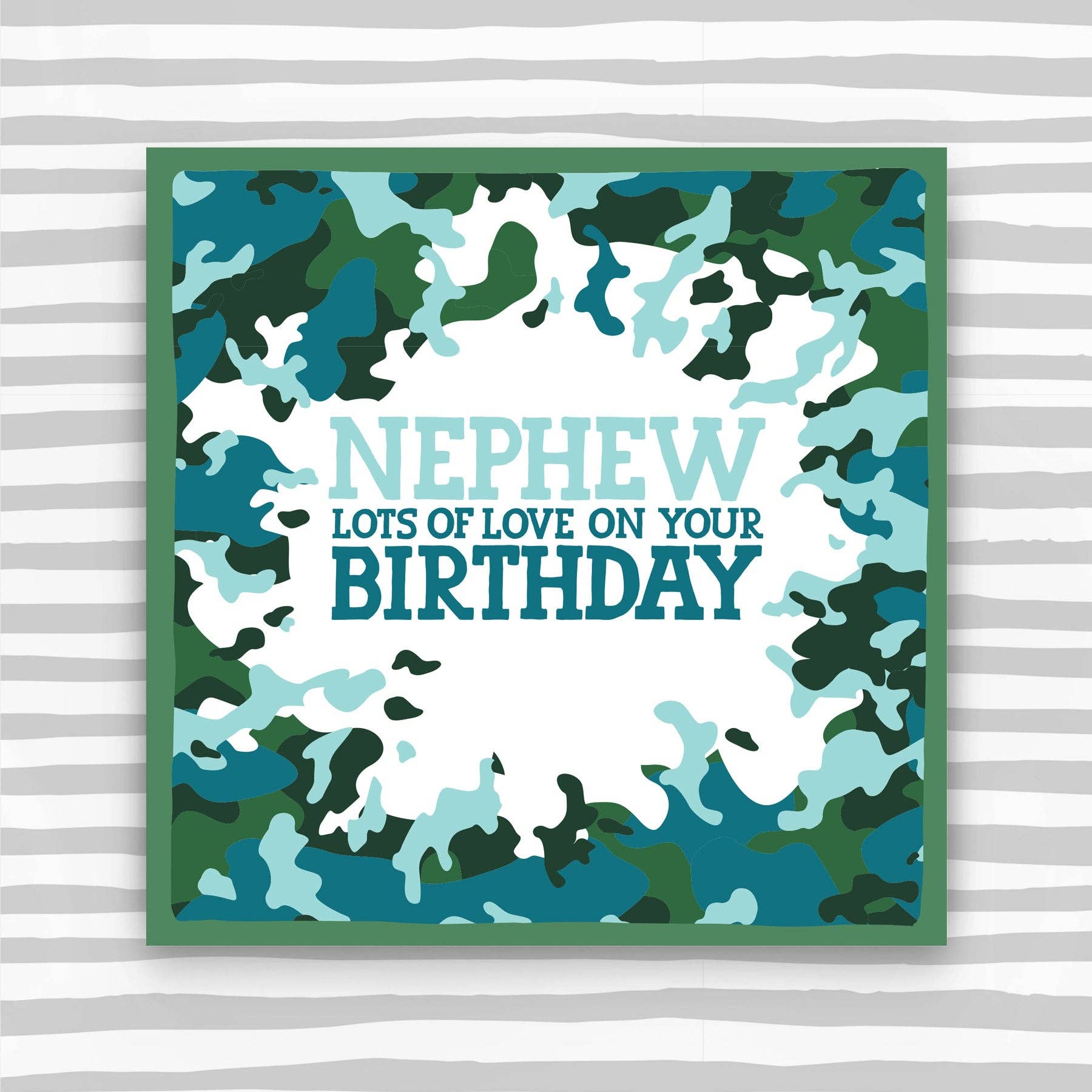 Nephew with lots of love on your birthday card