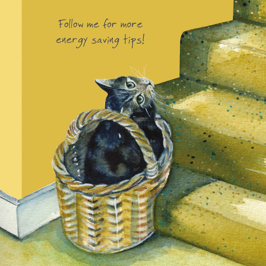Max the Tabby Cat Greeting Card