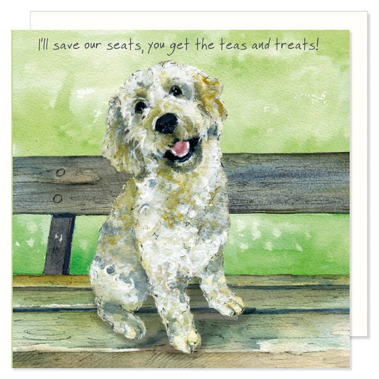 Labradoodle Greeting Card
