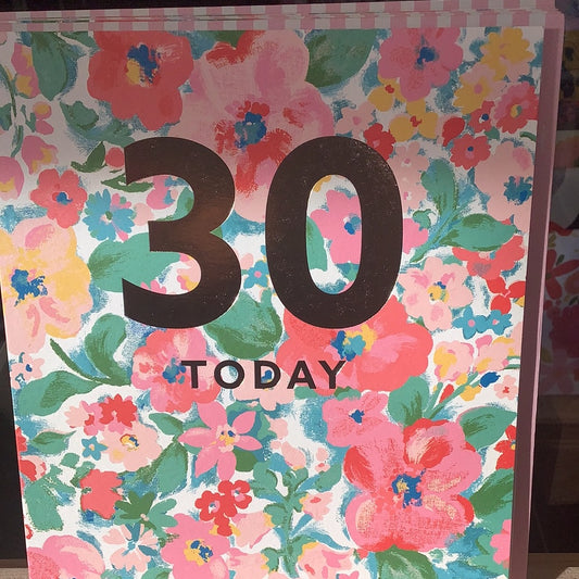 Cath Kidston 30th Birthday Card