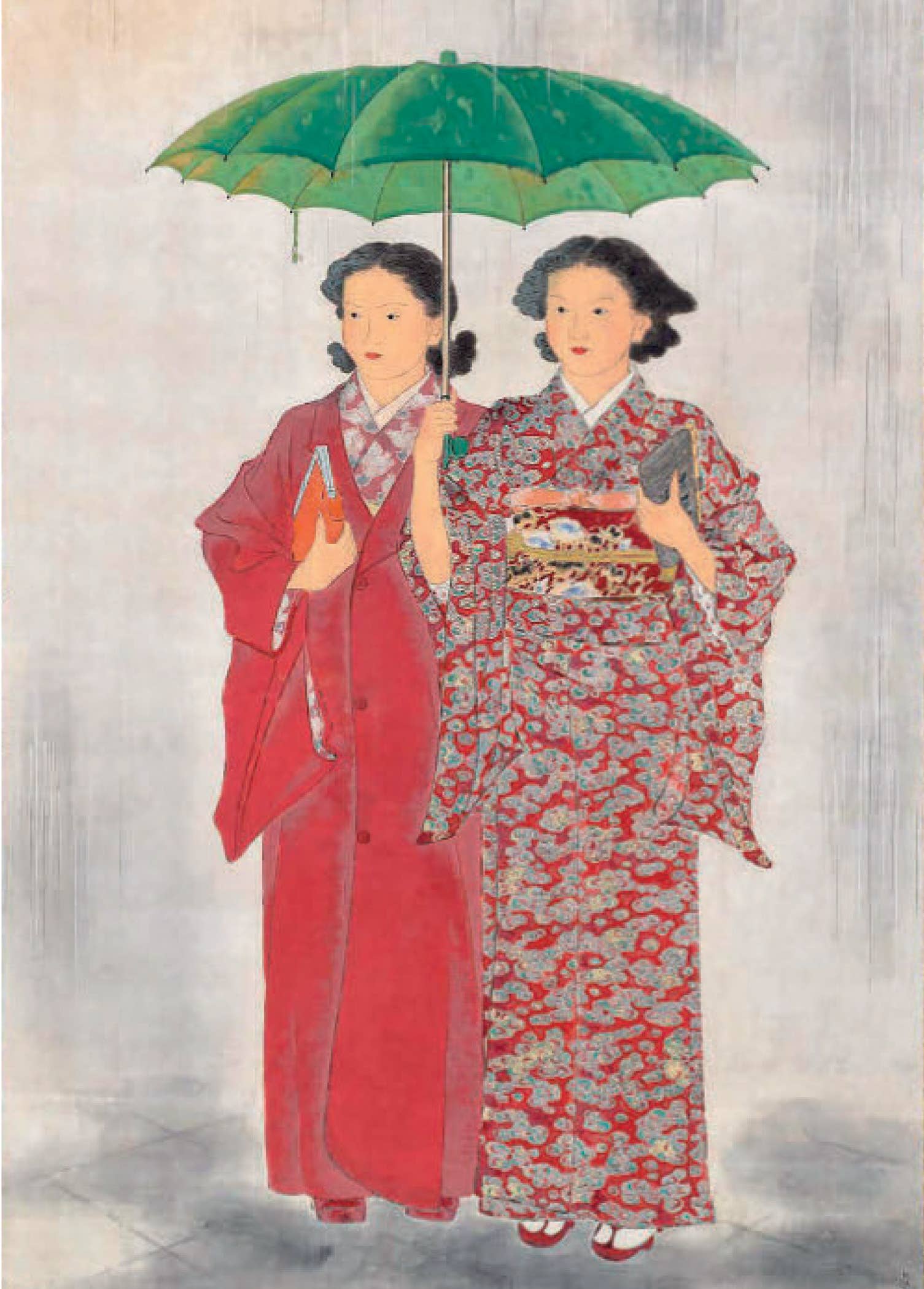 Umbrella Art Greeting Card