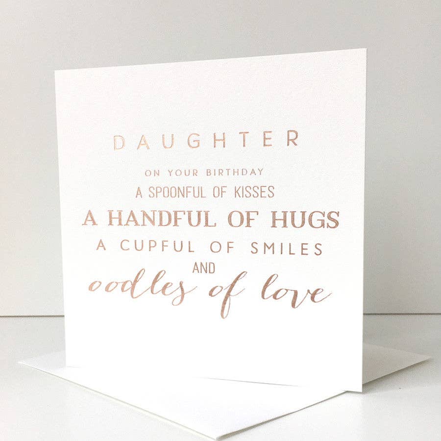 Daughter Birthday Card
