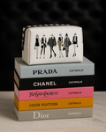 "Ladies Who Lunch" Large Boxy Makeup Bags