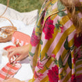Joy Floral Stripe Scarf