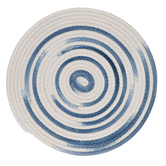 Blue & White Ombre Rope Placemat