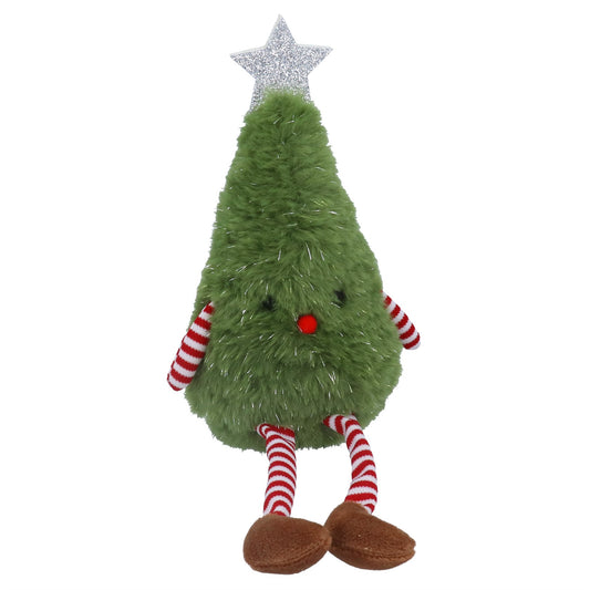 Christmas Tree Man Fabric Shelf Sitter