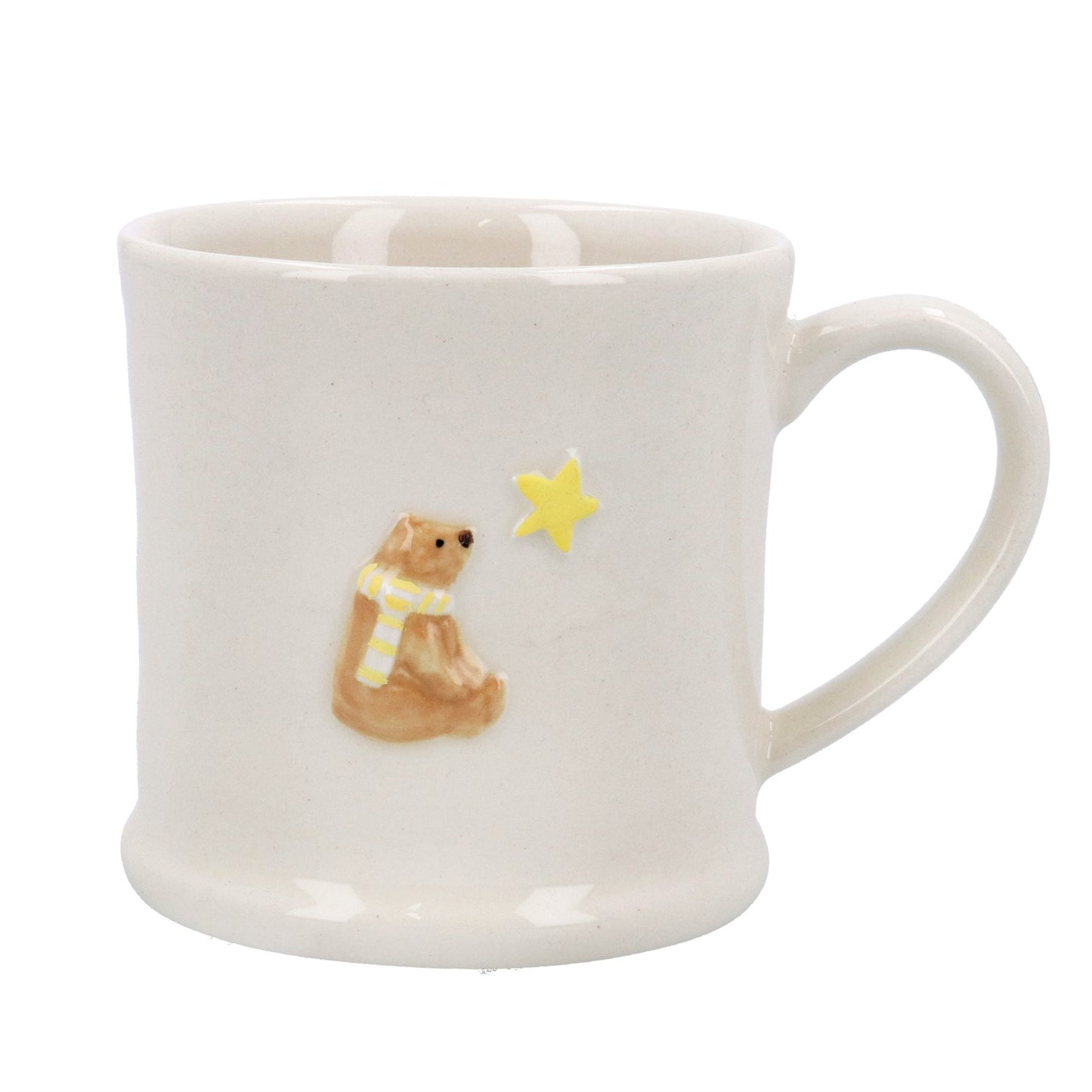 Teddy with Star Stoneware Mini Mug