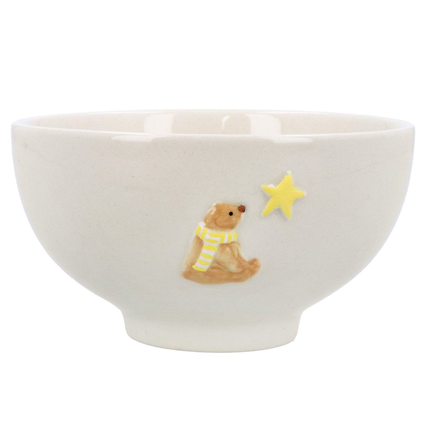 Teddy with Star Stoneware Bowl