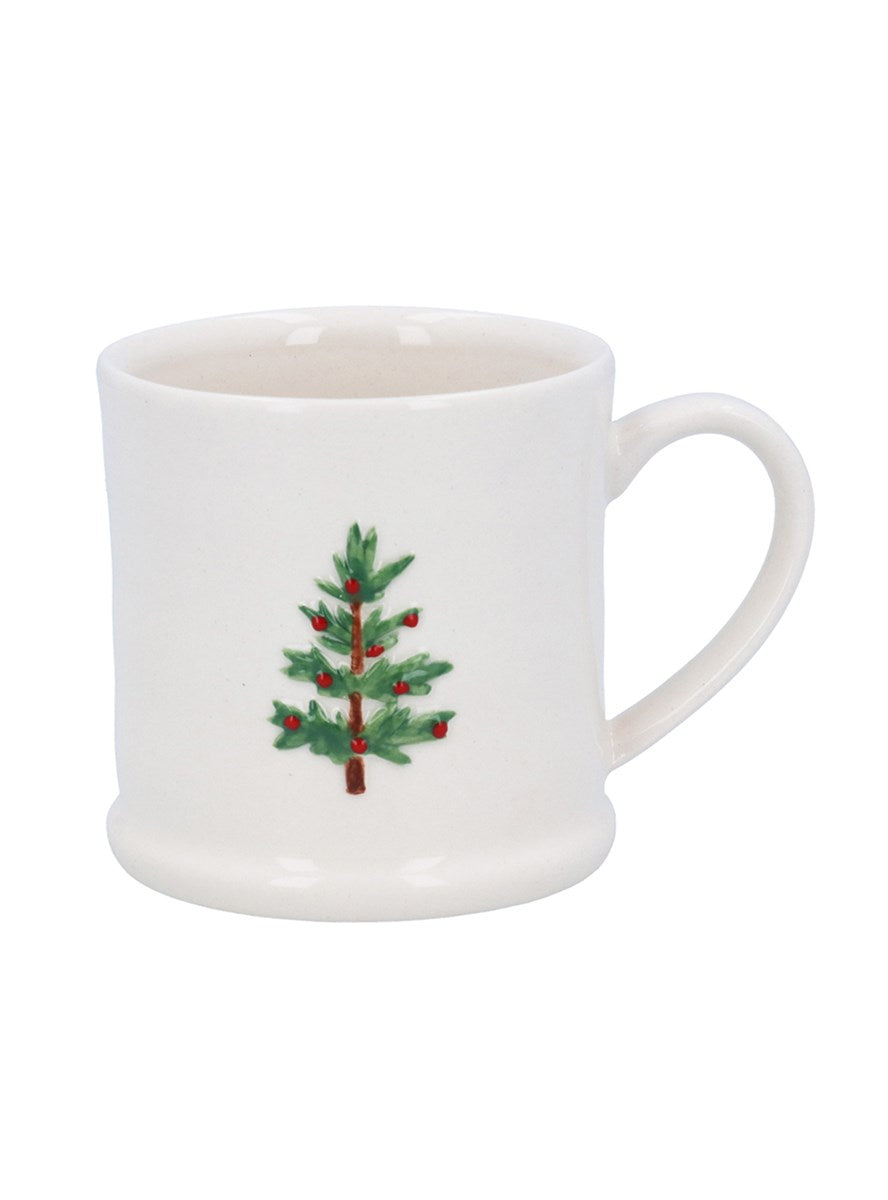 Stoneware Mug Fir Tree