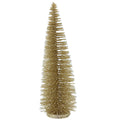 Bristle Tree 36cm - Gold Sparkle large