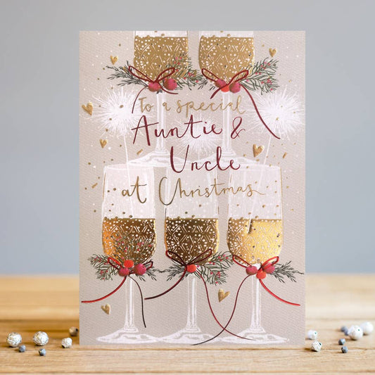 Auntie & Uncle Christmas Card