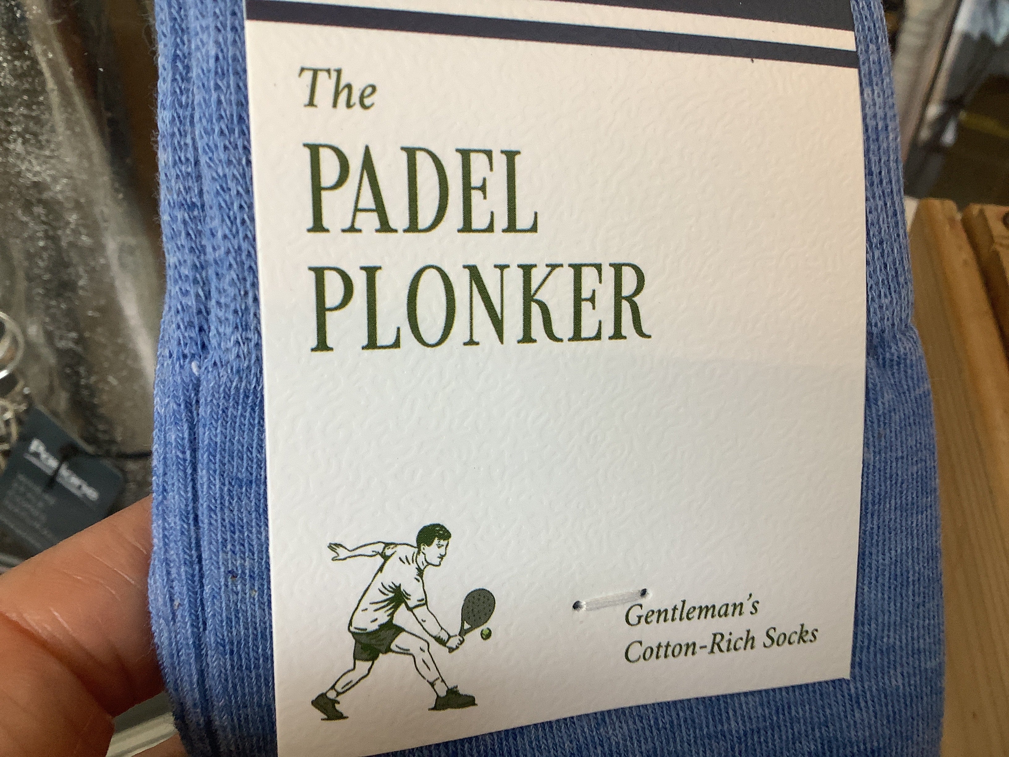 The Padel Plonker | Novelty Socks for padel players