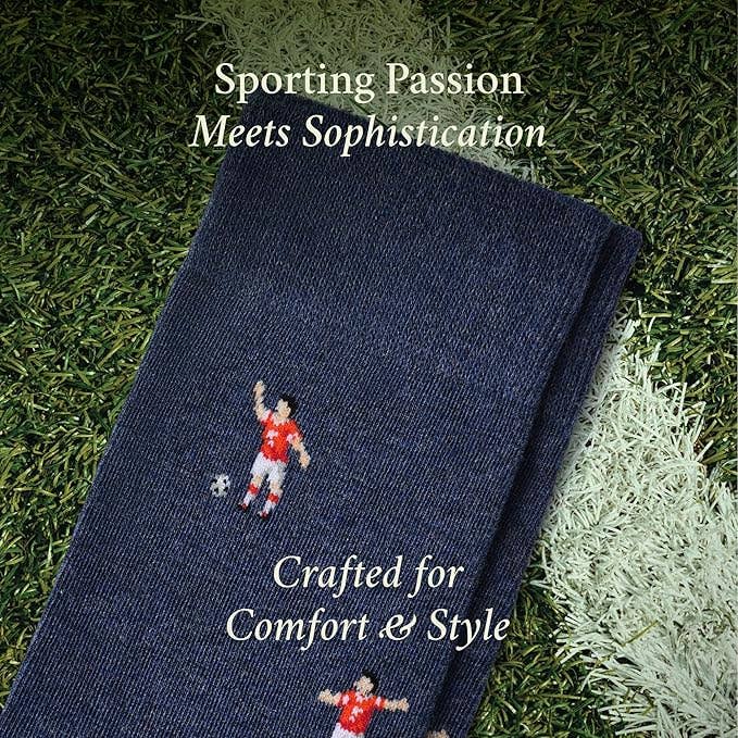The Furious Footballer | Novelty Socks for Football Fans