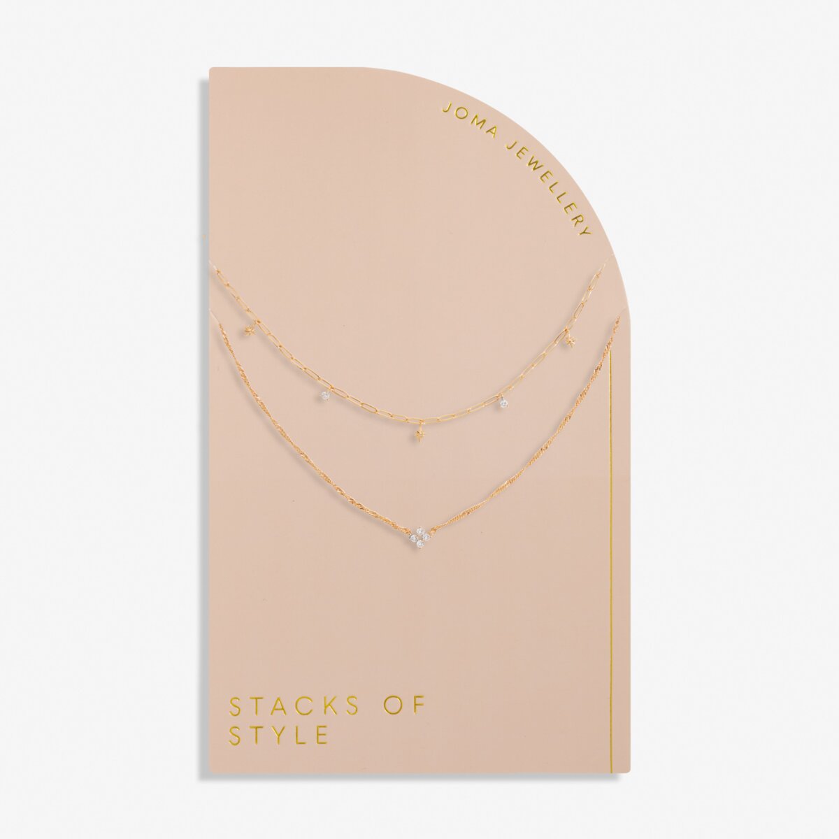 Stacks of Style Gold Star Necklace