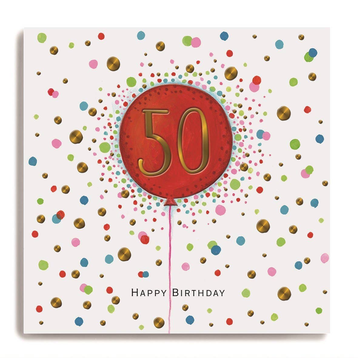 Red Balloon - 50 Happy Birthday