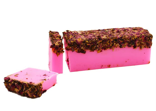 Handcrafted Soap Slice - Enchanted Rose