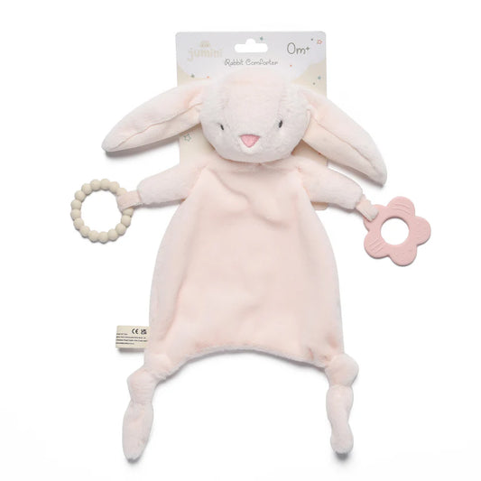 Comforter with silicone ring rabbit