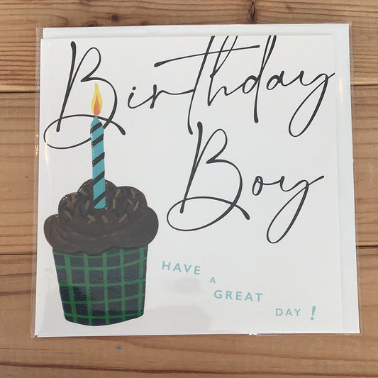 BIRTHDAY BOY - LGE CUPCAKE