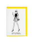 “freezingbutfab" Greetings Card