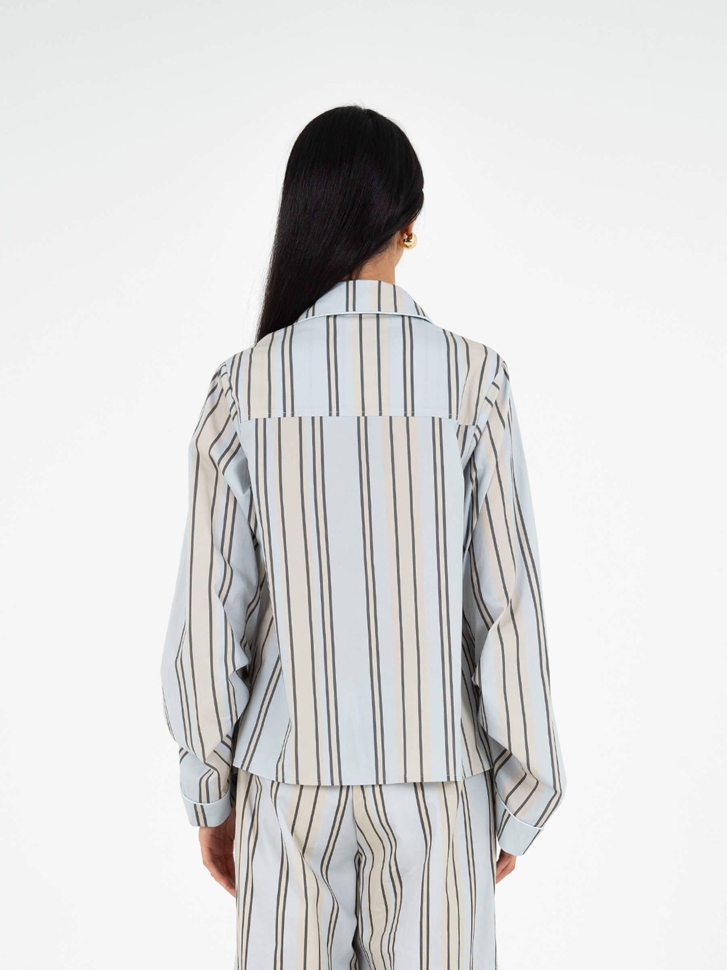 FOMO striped shirt: M