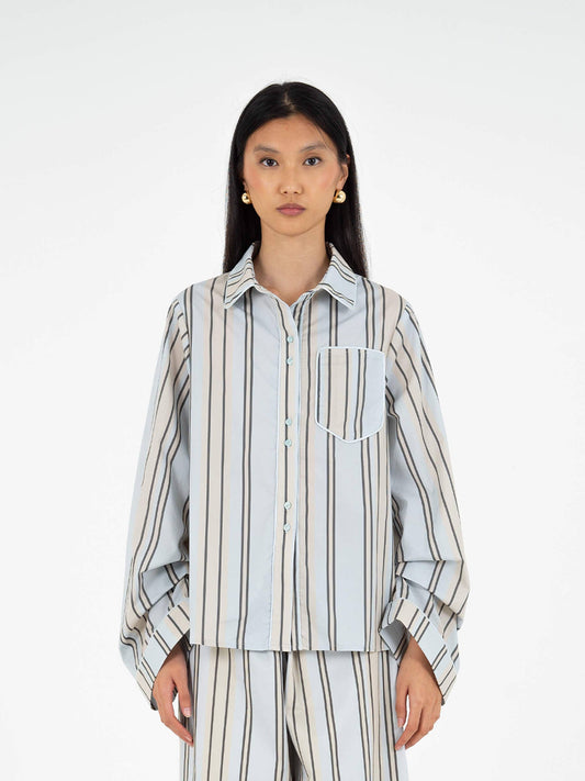 FOMO striped shirt: M