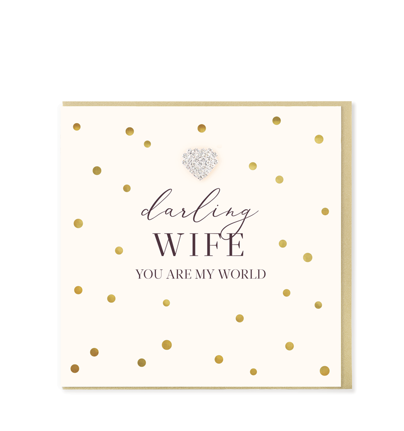 Darling Wife You Are My World MD168 x 6