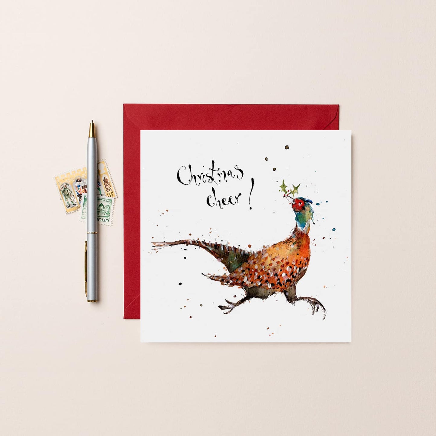 Pheasant Christmas Cheer