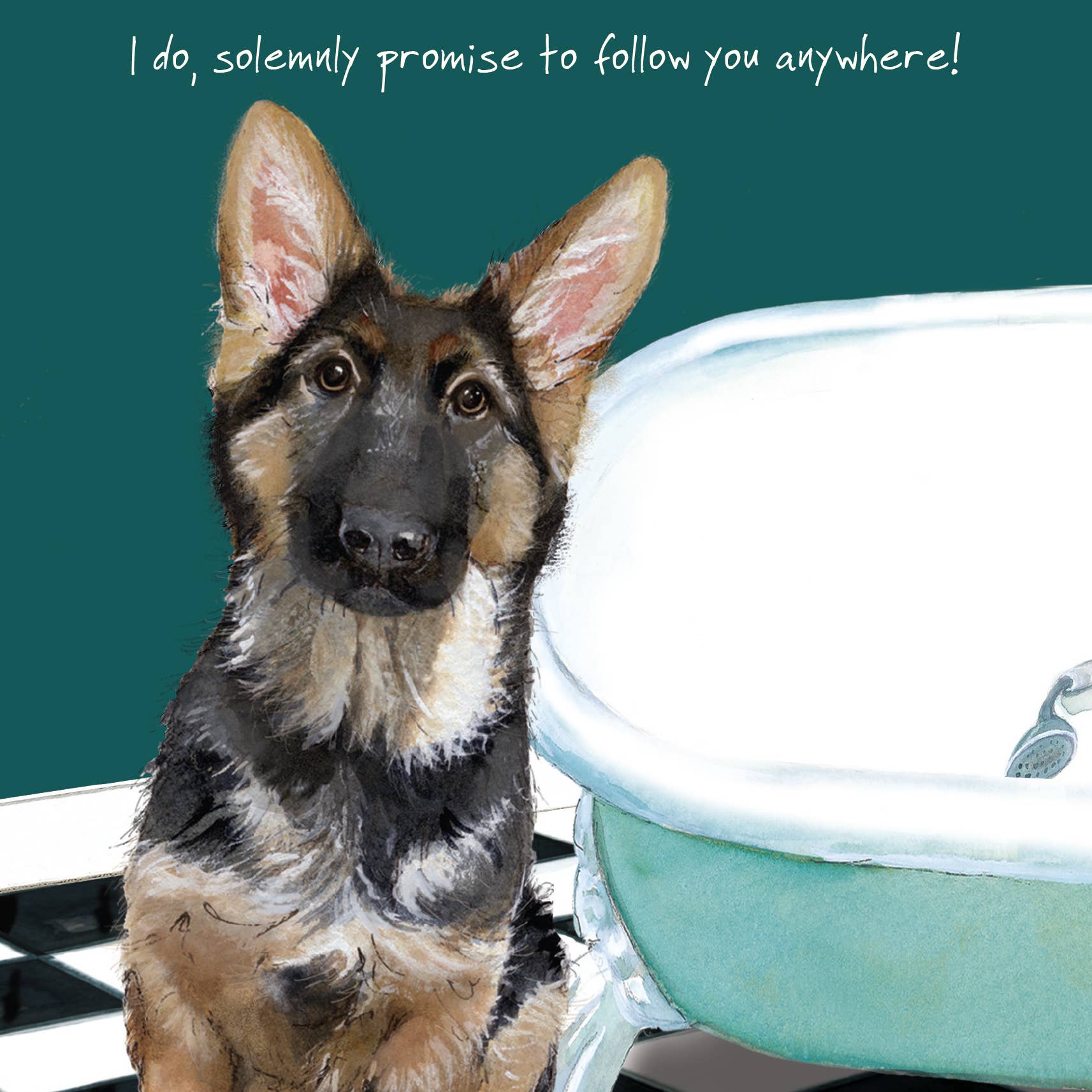 German Shephard Greeting Card