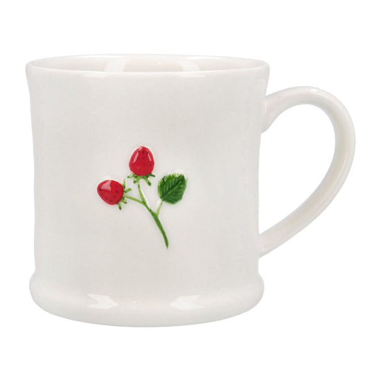 Strawberries Stoneware Mini Mug