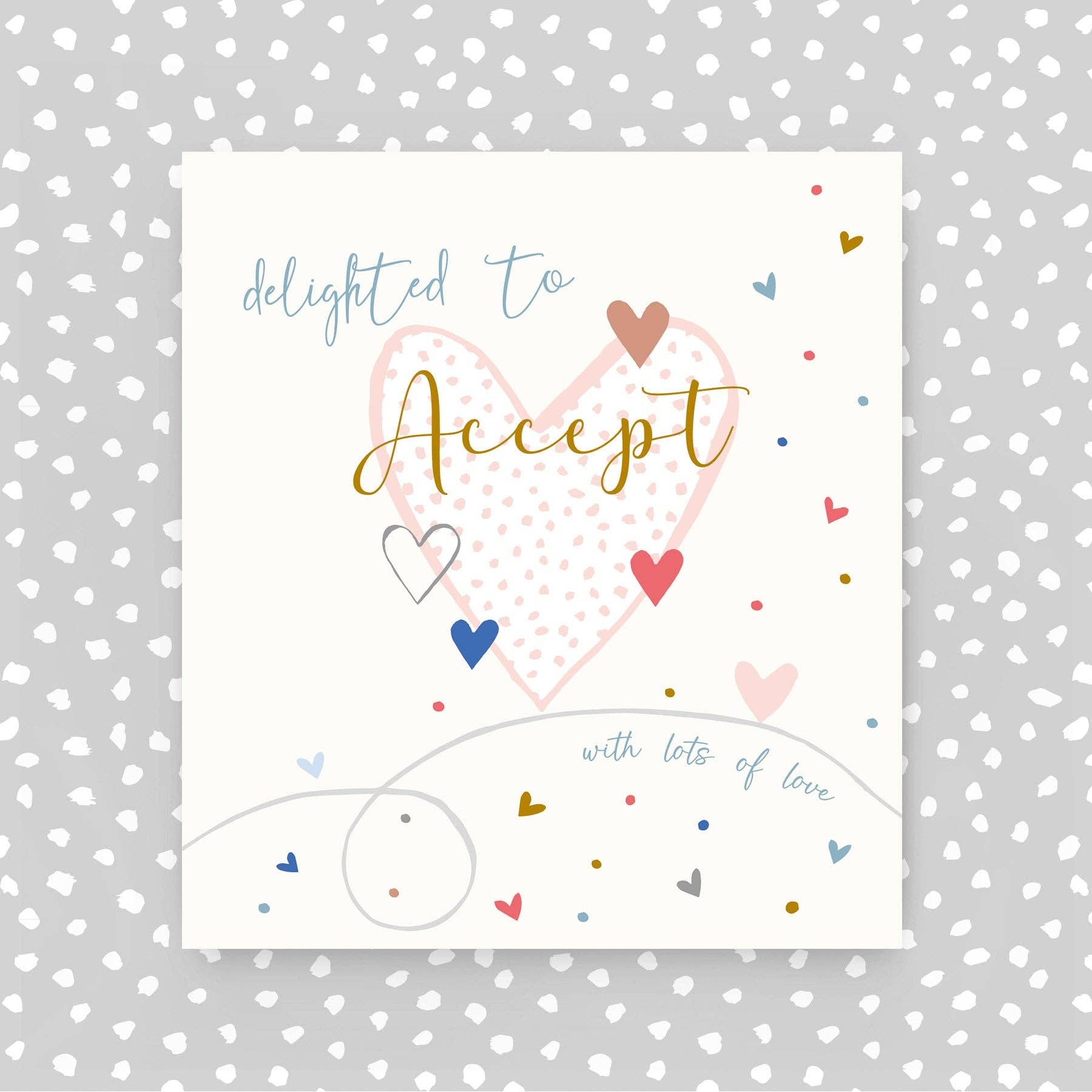 Wedding Acceptance Card