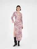 Star Printed Sequin Dress: L