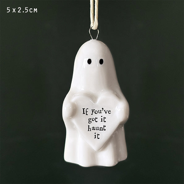 Hanging ghost plaque - Got It, Haunt It