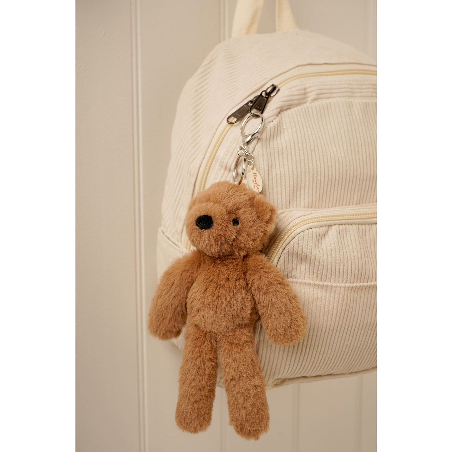Hampton the Plush Brown Bear Keyring