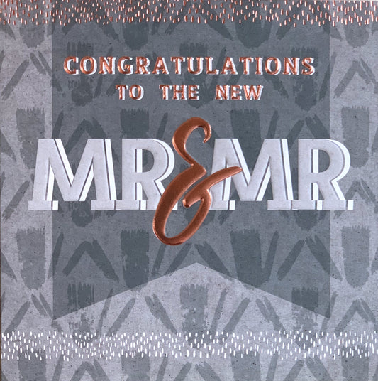 Congratulations to new Mr & Mr